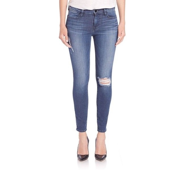 FRAME Denim Le High Skinny Jean in Endell wash - Picture 1 of 5